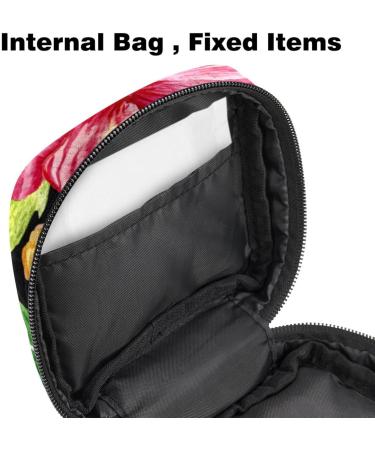 Shop Women's Tropical Flower Binding Storage Bags - Portable Menstrual Pad & Tampon Holders - Multi-Colored for School & Office - Buy Online on GoSupps.com