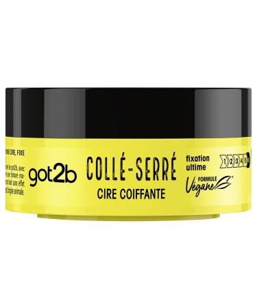 Schwarzkopf - Got2b - Hair Fixing Styling Wax - Ultimate Hold - Tightly Bonded - No Cardboard Effect - Use on Dry Hair - 75 ml Jar