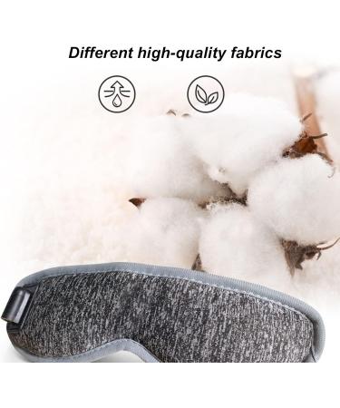 Heated Eye Mask for Dry Eyes | Portable Elastic Eye Compress | Relieve Fatigue & Eye Bags - 42 Massage - Buy Online on GoSupps.com