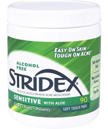 Buy Stri-Dex Daily Care Sensitive Aloe Pads - 90 Count (Pack of 5) for International Shipping | Best Skincare Solution - Buy Online on GoSupps.com