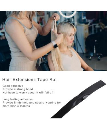 9mm Black Hair Extension Tape Roll with Strong Adhesion Long Lasting Bond for Professional Hair Salons - Buy Online on GoSupps.com