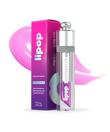 Lipop Lip Plumper Gloss - USA Made - Natural Hydrating & Volumizing with Vitamin E & Hyaluronic Acid - Plumping Lip Gloss - Lip Plump - Lip Plumping Lip Gloss Plumper (1 Unit)