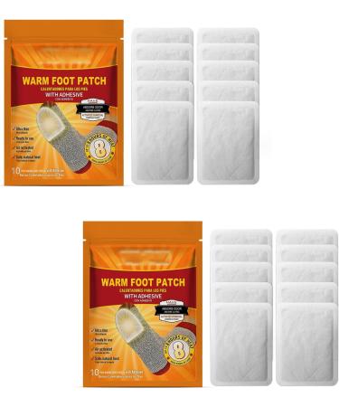20pcs Self-Heating Baby Foot Warmers - Effective Body Warmers & Heat Pads for Ultimate Comfort | International Shipping Available - Buy Online on GoSupps.com