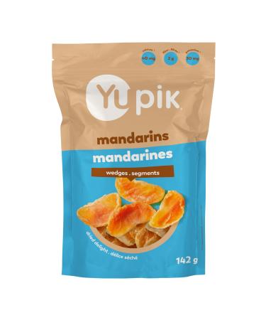Yupik Dried Mandarin Wedges 142 g Kosher Tangerine Wedges Orange Dried Fruits Tangy & Chewy Snacks