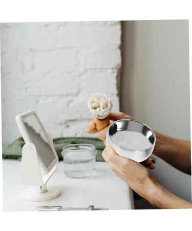 Buy Minkissy Stainless Steel Shaving Bowl & Brush - Rust-Free Durable Shaver Shell for Smooth Shaving | International Shipping Available - Buy Online on GoSupps.com
