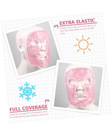 CLISPEED Cosmetic Face Ice Beauty Relief Gel Pad Pattern Toilet Paper Hot Cold Masking Facial Full Gel Ice Pad Women Reusable Gel Covering Spa Miss Cosmetic PVC Pink Big Ice Face - Buy Online on GoSupps.com