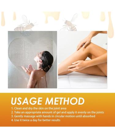 Aeehfeng Bienengift Gemstone Therapy Pain Relief Gel | Natural Bee Gift Cream & Salve | Soothing Relief for Body & Muscles - 3 Pack - Buy Online on GoSupps.com