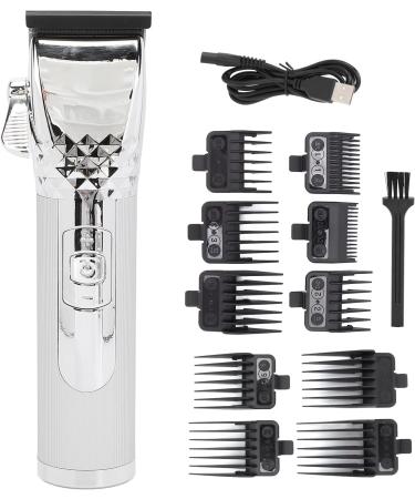 DOACT Hair Clipper Detailer Trimmer Comfortable Grip Men's Hair Clipper Safe USB Charging for Men Business Travel Home Traver (Silver) - Buy Online on GoSupps.com