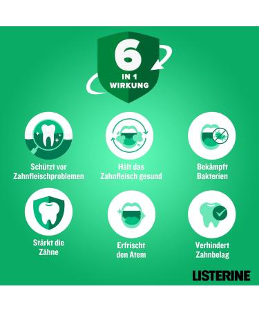 Buy Listerine Antibacterial Mouthwash - Total Care Gum Protection 6-in-1 New Formula 600ml - International Shipping Available - Buy Online on GoSupps.com