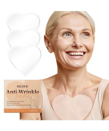 Nascence Chest Wrinkle Patches,3 Pack Silicone Anti Wrinkle Patches Breast Enhancement Pads for Skin Firming,Invisible Chest Wrinkles Pads An-ti Aging Patches For Wrin-kles Smoothing & Hydration
