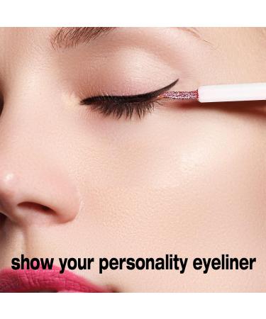 Buy 10pcs Glitter Eyeliner & Shimmer Liquid Eyeshadow | Durable Gold & Silver Metallic Eyeliners for Stunning Makeup Looks - Buy Online on GoSupps.com