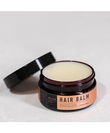 Hair Balm with Jojoba Argan & Coconut Oils for Frizz Control & Scalp Relief | TSA Friendly 2.0 Oz - Nourish & Add Shine - Buy Online on GoSupps.com