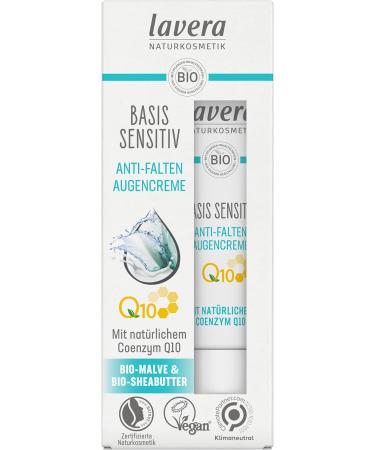 Lavera Anti-Wrinkle Eye Cream Q10 with Mallow & Shea Butter - 15ml | Best International Shipping - Buy Online on GoSupps.com