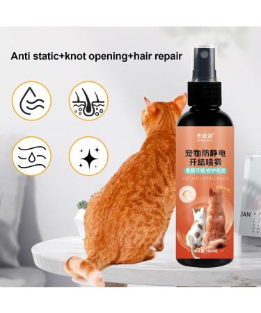  Stronrive Dog detangler - Cat detangling spray 100ml essential oil-infused detangling spray for cats with vitamin E supplies - Buy Online on GoSupps.com