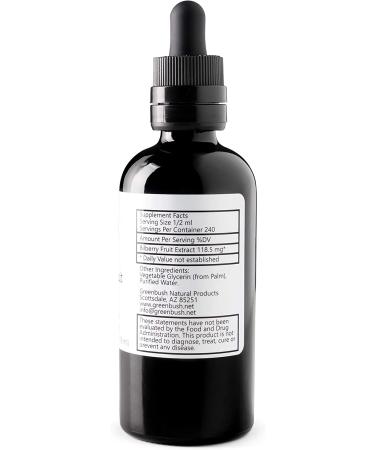 Greenbush Bilberry 4 oz Liquid Extract - Vision & Circulatory Support Supplement- 3.98 Fl Oz - Buy Online on GoSupps.com