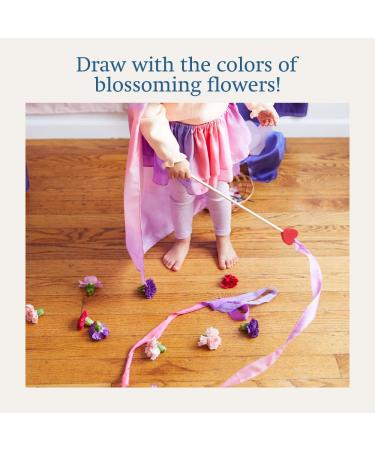 Sarah's Silks 8ft Heart Silk Streamer Ribbon Dancer Wand - 100% Real Silk, Baltic Birch Wood - Buy Online on GoSupps.com