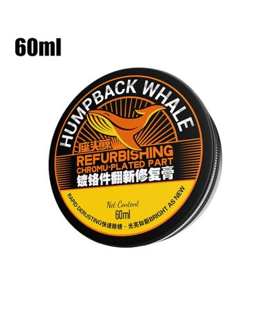 Metal Polish Cream | Heavy Metal & Chrome Cleaner | Restore Stainless Steel Silver & Chrome - 60ml - Buy Online on GoSupps.com