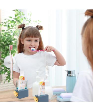 Toothpaste Squeezer Set - 4 Tube Squeezers & 1 Suction Toothbrush | Save Toothpaste & Creams 4 Colors - Buy Online on GoSupps.com