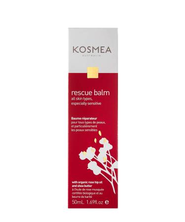 Kosmea Rescue Balm for Dry Itchy Sensitive Skin Natural Moisturizing Balm with Rosehip Calendula and Lavender Gentle Care for Face Body and Family Made with Botanical Ingredients 1.76 Fl Oz (Pack of 1) - Buy Online on GoSupps.com