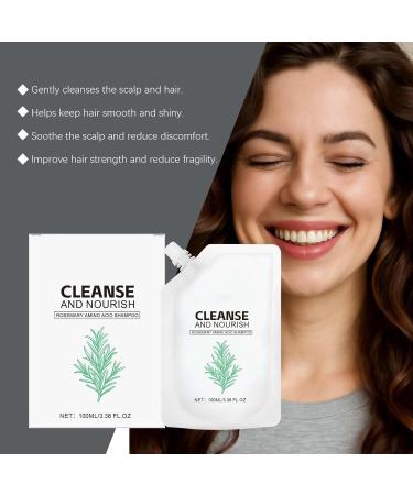 Shampoing au romarin shampoing volumisant pour cheveux clairsem s contr le du s bum la k ratine hydrolys e nettoyage en profondeur et renforcement des racines pour hommes et femmes (2pc) - Buy Online on GoSupps.com