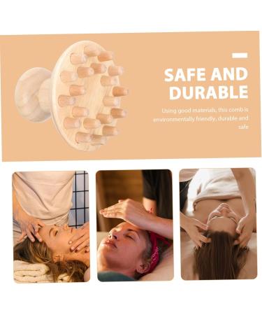 Beaupretty Wooden Massage Comb - Enhance Blood Circulation & Lymphatic Health | Ideal for All Ages & Shampooing - Buy Online on GoSupps.com