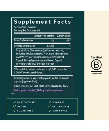 Gaia Herbs Women's Libido 60 Count Liquid Phyto Capsules 60 Count Standard Packaging - Buy Online on GoSupps.com