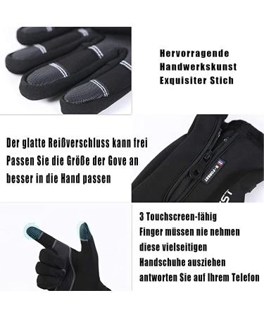Buy B-Forest Winter Gloves - Warm Touchscreen Gloves for Men & Women | XL Gray for Running Hiking and Cycling - Buy Online on GoSupps.com