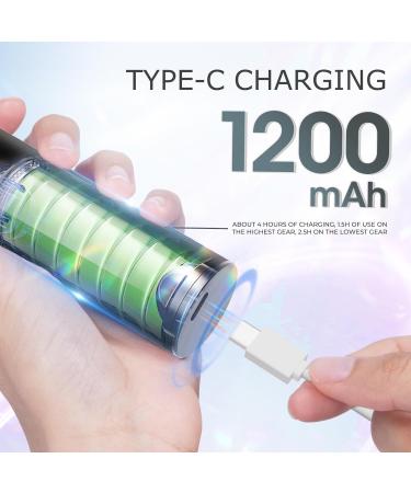 Arofaue Electric Callus Remover Kit USB Rechargeable Electric Foot File 2 in 1 Foot Scrubber Dead Skin 6 Gears Electric Nail Buffer Set for Daily Care Grinder Nail Polish Men & Women Black Electric Callus Remover Kit Black - Buy Online on GoSupps.com