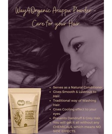 Combo Hair Care: Herbal Hair Oil & Arappu Powder for Thick Long Hair Growth - Dandruff Prevention & Repair - 150g - Buy Online on GoSupps.com
