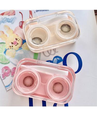 Infeksiya Red Contact Lens Case - Cosmetic Travel Kit for Eyes | Durable & Stylish Lens Container - Buy Online on GoSupps.com
