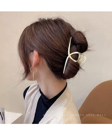 Meiyahi 3 PCS Metal Large Hair Claw Clips for Thick Heavy Hair - Strong Hold Non-Slip Barrette Jaw Clamp - Fashion Hair Styling Accessories for Women and Girls - Buy Online on GoSupps.com