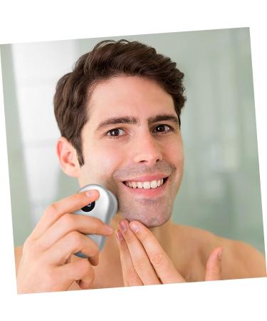 Balacoo 4pcs Electric Shaver for Men - Portable Mini Razor & Beard Trimmer - Washable Travel Shaver in Silver - Buy Online on GoSupps.com