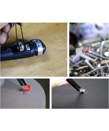 MJW Expert Eyebrow Tweezers - Slanted Stainless Steel Precision Pink & Black | Ideal for Men & Women - Perfect for Plucking Ingrown Hair - Buy Online on GoSupps.com