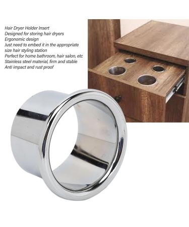 Hair Dryer Holder Insert - Stainless Steel Stand & Organizer for Bathroom & Salon | Blow Dryer Rack & Beauty Care Tool - Buy Online on GoSupps.com