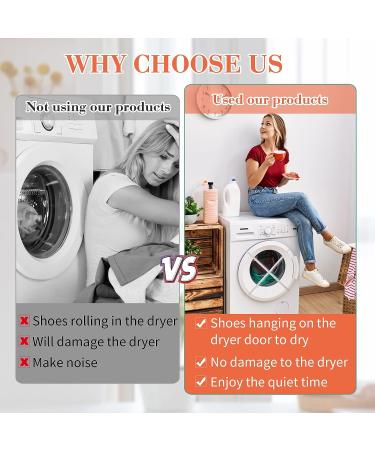 Large Shoe Dryer Bag with Elastic Strap Adjuster - Easy Installation for Most Dryers - White 2pcs Belt included - Buy Online on GoSupps.com