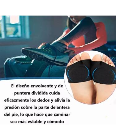 Buy 2 Pairs Anti-Fatigue Compression Forefoot Pads | Pain Relief Cushions for Sesamoiditis & Metatarsalgia - Soft & Comfortable | Ideal for Men & Women - Buy Online on GoSupps.com