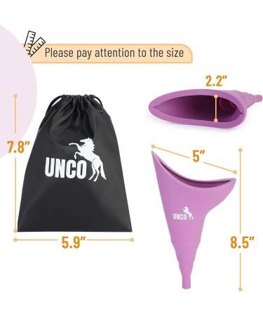 Portable Purple Female Urination Device - Women's Pee Funnel for Easy and Hygienic Outdoor Use - Buy Online on GoSupps.com