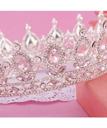 Beaupretty Vintage Rhinestone Crown Headband - Green Crystal Baroque Wedding Tiara for Brides - Buy Online on GoSupps.com