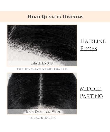 Kinky Straight Lace Front Wig - Soft & Natural Human Hair Feel - 22 Inch Italian Yaki Synthetic Wig for Black Women - Buy Online on GoSupps.com