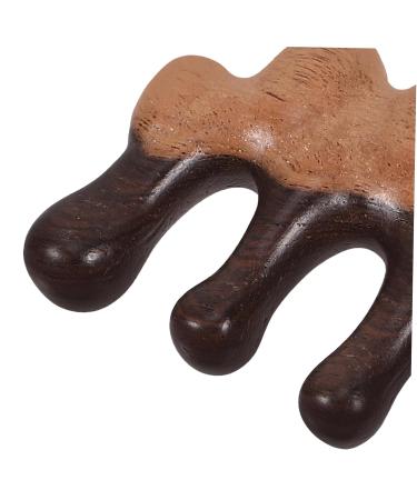 FOMIYES Wooden Massage Comb - Broad Tooth Hair Comb for Men | Durable 10x5cm Design Tool for Scalp Massage & Hair Care - Buy Online on GoSupps.com