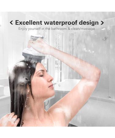 VIVIYA Electric Scalp Massager | Portable Rechargeable Head Massager with 8 Massage Claws | Waterproof Handheld Hair Scalp Scratcher for Full-Body Massage, Hair Growth, Stress Relief - Buy Online on GoSupps.com