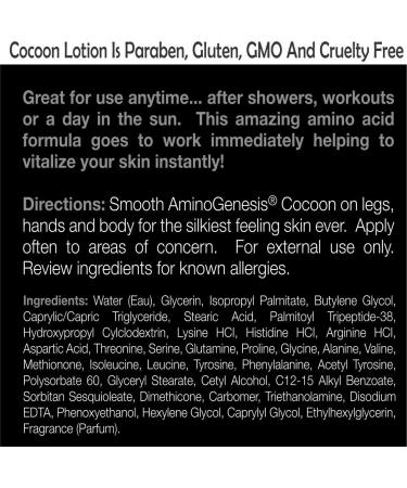 Cocoon Hydrating Body Cream for Dry Skin Issues - Dermatitis, Eczema, Psoriasis, Burns, Scars - Restoring and Healing Formula with Amino Acids - Buy Online on GoSupps.com