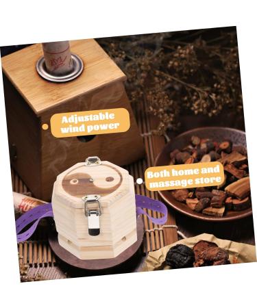 Buy Ohphcall Wooden Moxibustion Box for Mugwort Sticks - Durable Cardboard Holder & Massage Device | International Shipping Available - Buy Online on GoSupps.com