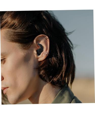 Buy Moldable Silicone Earplugs for Sleep & Study - Reusable Sound Insulation | Black - 1 Pair - Buy Online on GoSupps.com