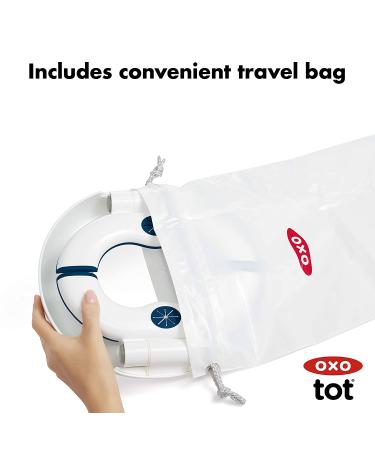 OXO Tot 2-in-1 Go Potty - Navy | Portable Travel Potty Seat | Compact Design - Buy Online on GoSupps.com