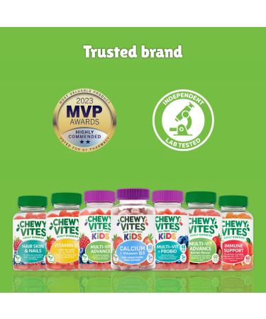 Chewy Vites Adults Multivitamin Advance | 60 Gummy Vitamins | 12 Essential Nutrients | 1-a-Day | 2 Months Supply | Real Fruit Juice | Vegan 60 count (Pack of 1) Adults Multivitamin Advance - Buy Online on GoSupps.com