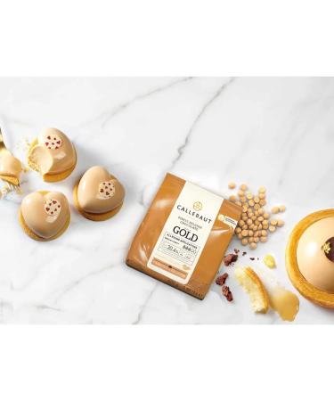 Callebaut | Gold 30.4% Finest Belgian Caramel Chocolate Couverture Callets | 1x400g - Buy Online on GoSupps.com