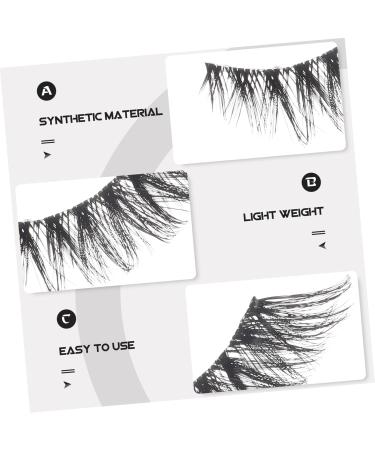 FRCOLOR 5 Pairs False Lashes Fake Eyelashes Bulk Eyelashes Eyelash Strips Eye Lash Extension Lashes Strip Lashes in Bulk Eye Lashes Makeup Lash Artificial Fiber Cosmetics End of Eye - Buy Online on GoSupps.com
