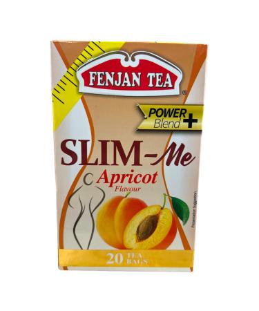 Fenjan Tea Power Blend+ Slim- Me Apricot Flavour Tea Bags (40g) 2o Tea Bags Pack of 6 120 Tea Bags in Total