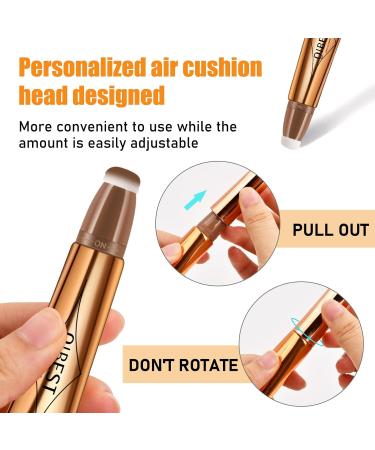Vesaneae Contouring Stick Beauty Wand Contouring Face Blush Liquid Stick Contouring Makeup Bronzer Stick Liquid Glitter Face Highlighter Stick With Cushion Applicator Highlighter - Buy Online on GoSupps.com